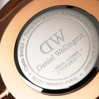Armbanduhr Daniel Wellington Herr Classic Bristol in Vernickelt stahl roségold DW00100009 - DW00100009